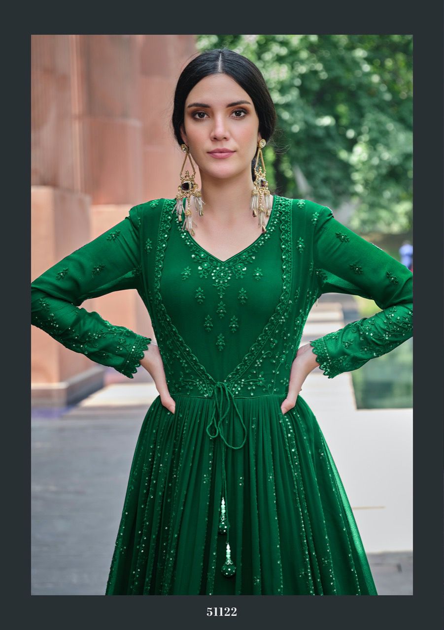 SAINA New Wedding Wear Heavy Georgette Latest Suit Collection